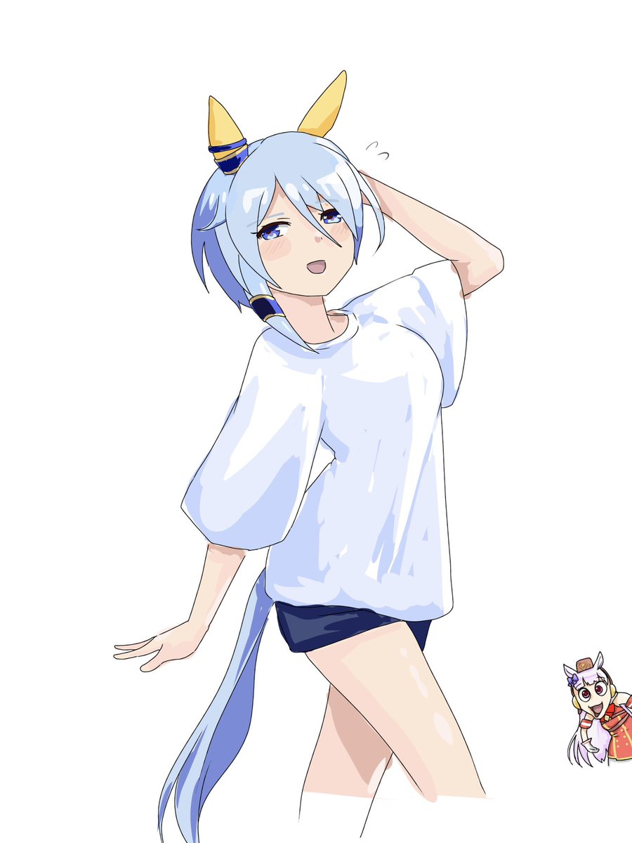 ゴールドシップ(ウマ娘) 「ポーズ模写練 」|Benkyのうどんのイラスト