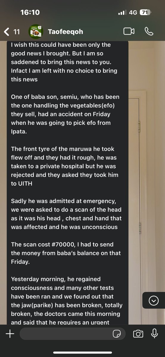 Adamthallith's tweet image. I am here again dear good people of twitter, on behalf of this little boy here, he goes by the name Abdulraheem Semiu, a 15 years old boy, who has been the one taking care of the business his family are feeding on since the unfortunate incident of their father. 

Unfortunately,…