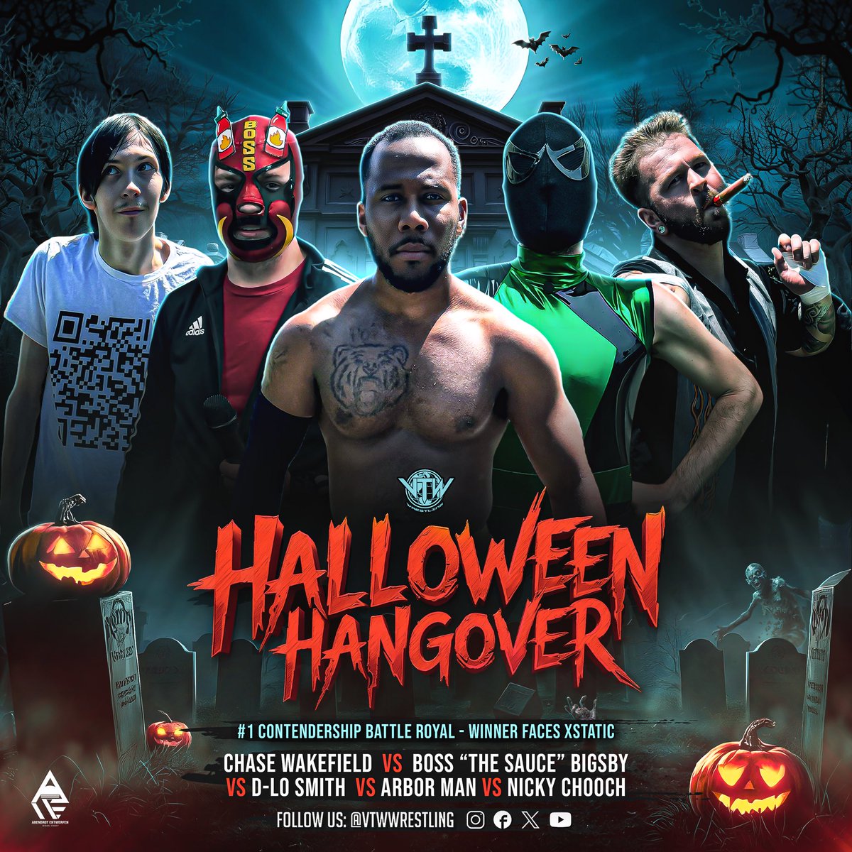 Versus The World Wrestling proudly presents: Halloween Hangover 2024! 🎃

Premiering October 13th at 7 PM EST exclusively on the VTW Wrestling YouTube Channel. 

🔗 EVENT LINK: youtube.com/watch?v=M4KEtv…