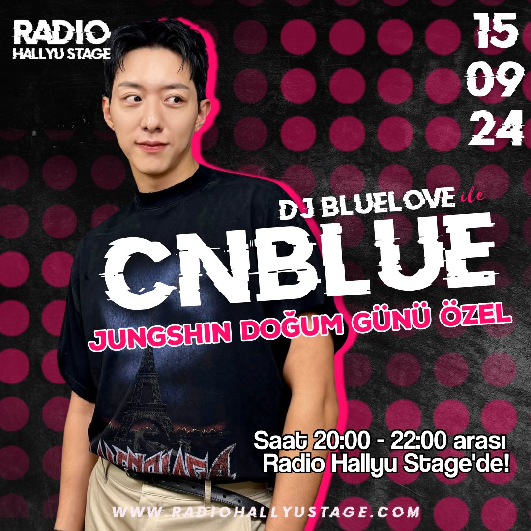 🎙| CNBLUE ÖZEL YAYIN

Bugün Junghsin'in doğum gününü enerji dolu Cnblue şarkılarıyla kutluyoruz millet! Saat 20:00'de sohbet panelinde buluşalım 😎🔥💙
radiohallyustage.com 
<a href="/cnblueboicetr/">CNBLUE BOICE TR</a> 

#추석연휴_아니고_이정신생일연휴
#보이스의_해피바이러스_이정신
 #HappyJUNGSHINDay
