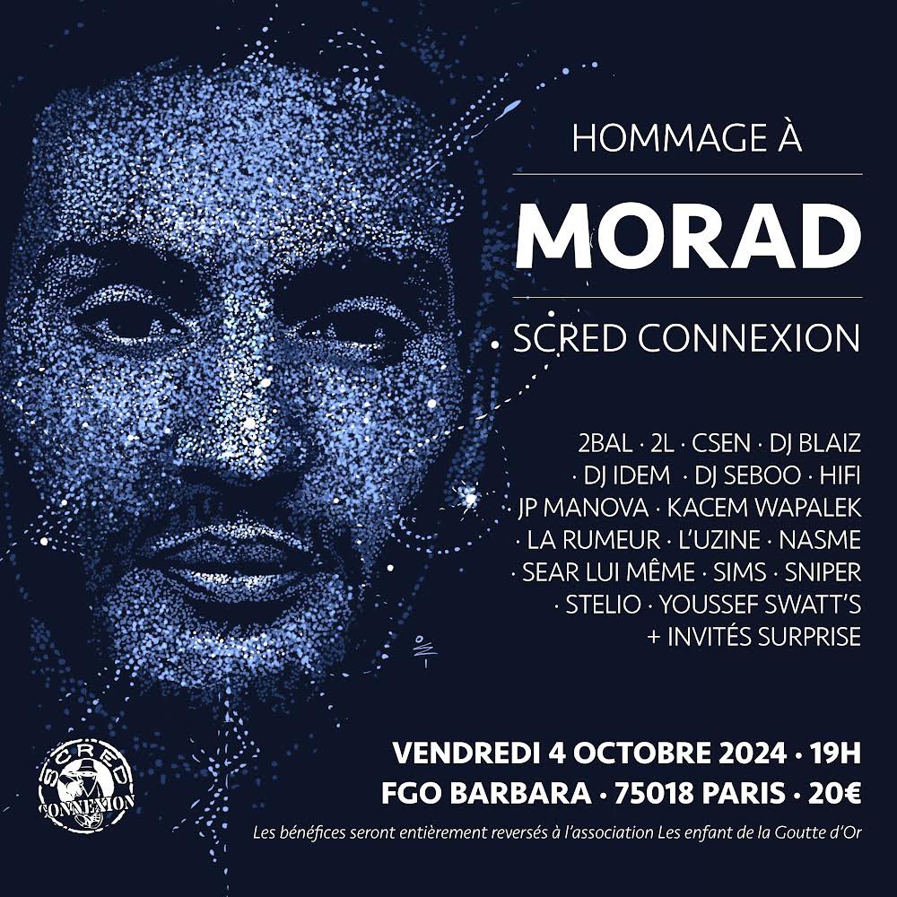 Hommage à notre Frère Morad ☝️
Rdv le 4 octobre 2024 à Paris 18 eme 
dice.fm/event/2wln26-s…
