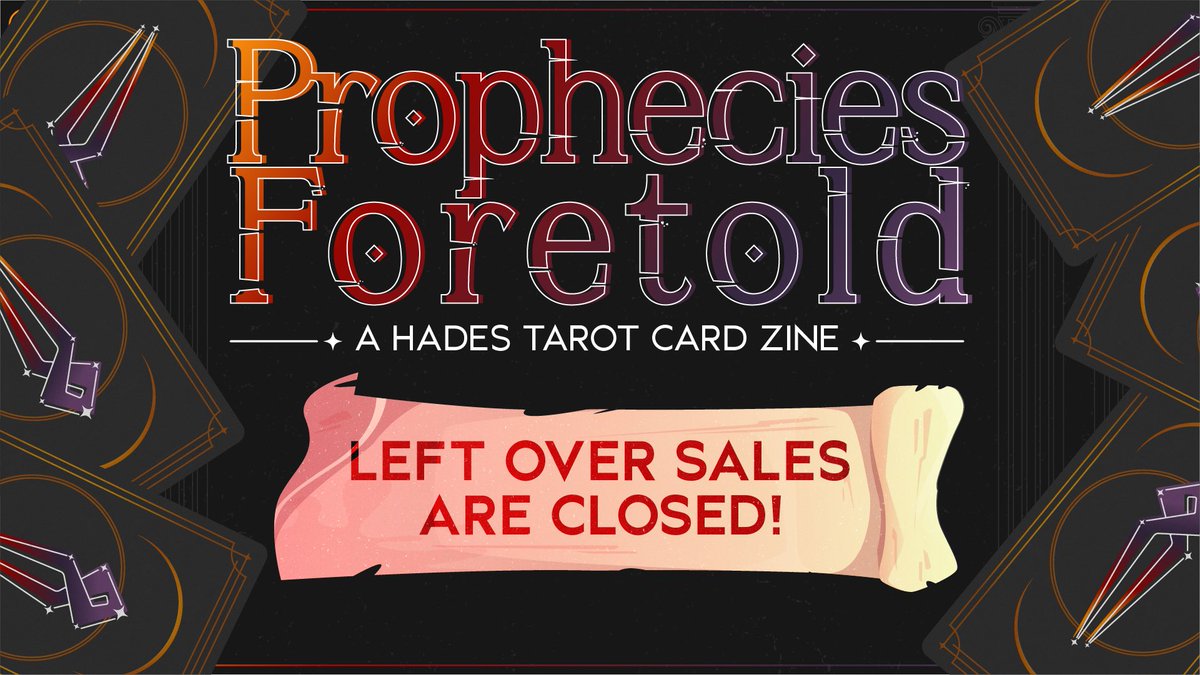 ♢Leftover sales♢

Leftover sales are officially closed! You'll now only have access to purchasing the digital bundle until the end of the project. 

Thank you everyone for the support! We'll be back with reprint production updates later!