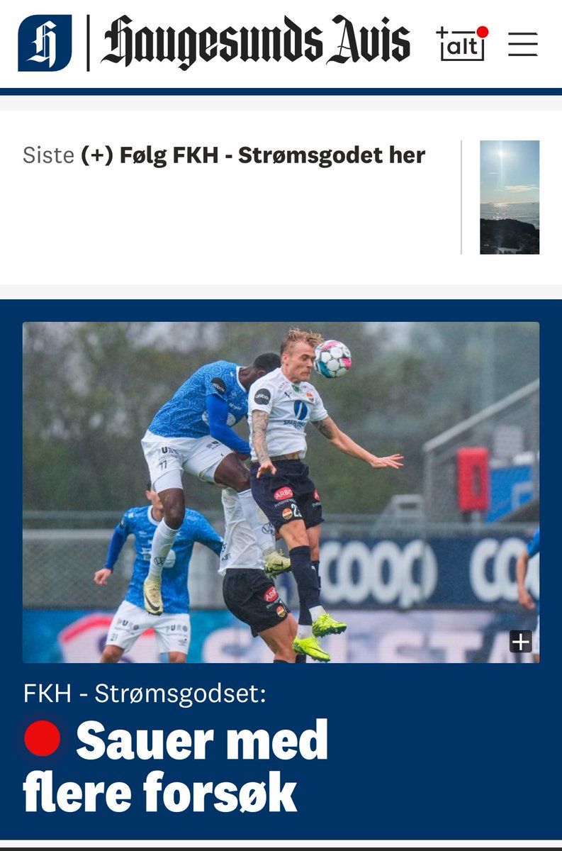 Greit nok at de ikke er så gode, <a href="/haugesundsavis/">Haugesunds Avis</a>, men ingen grunn til å bli ufine!