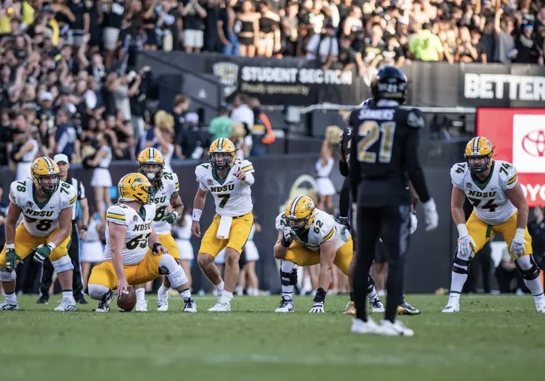 Notes on <a href="/cammiller_5/">Cam Miller</a>  📝

Passed Steve Walker for third most passing yards (7,128) and completions (554) in <a href="/NDSUfootball/">NDSU Football</a> history. 

174 straight passes without a pick, second longest streak in Bison history.

18th career game with both pass TD/rush TD.