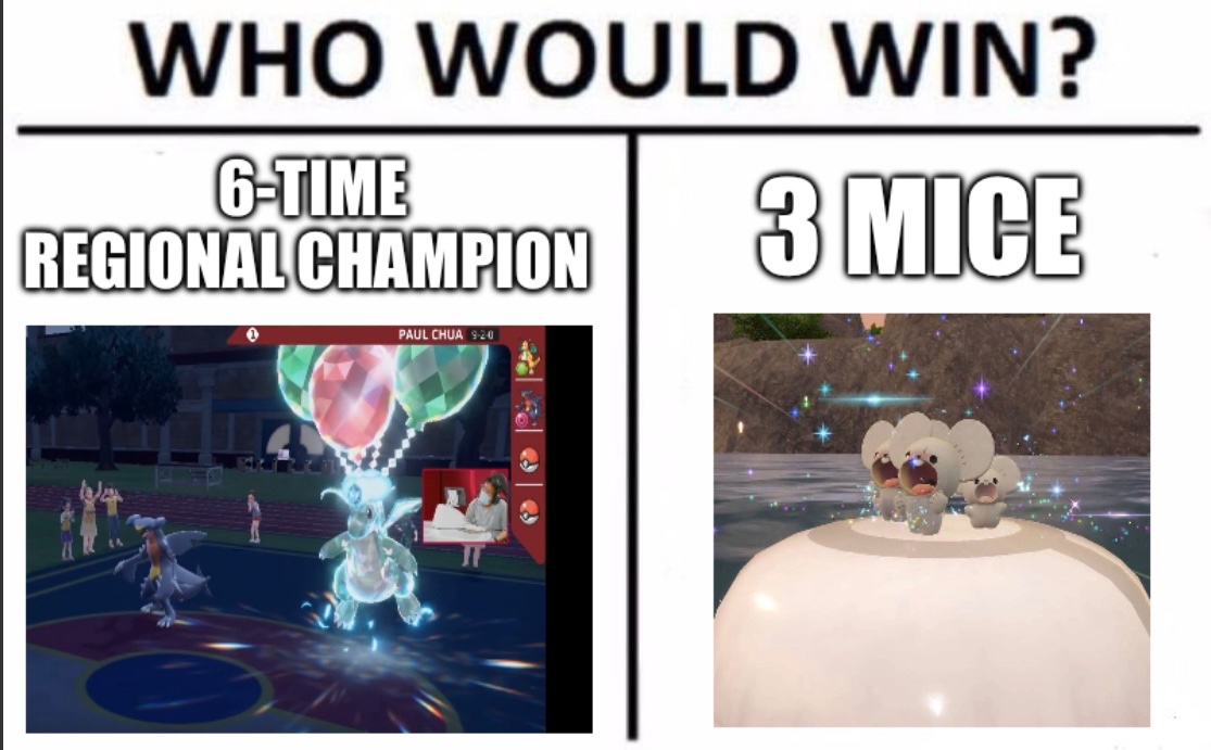 Pokémon VGC finals be like
