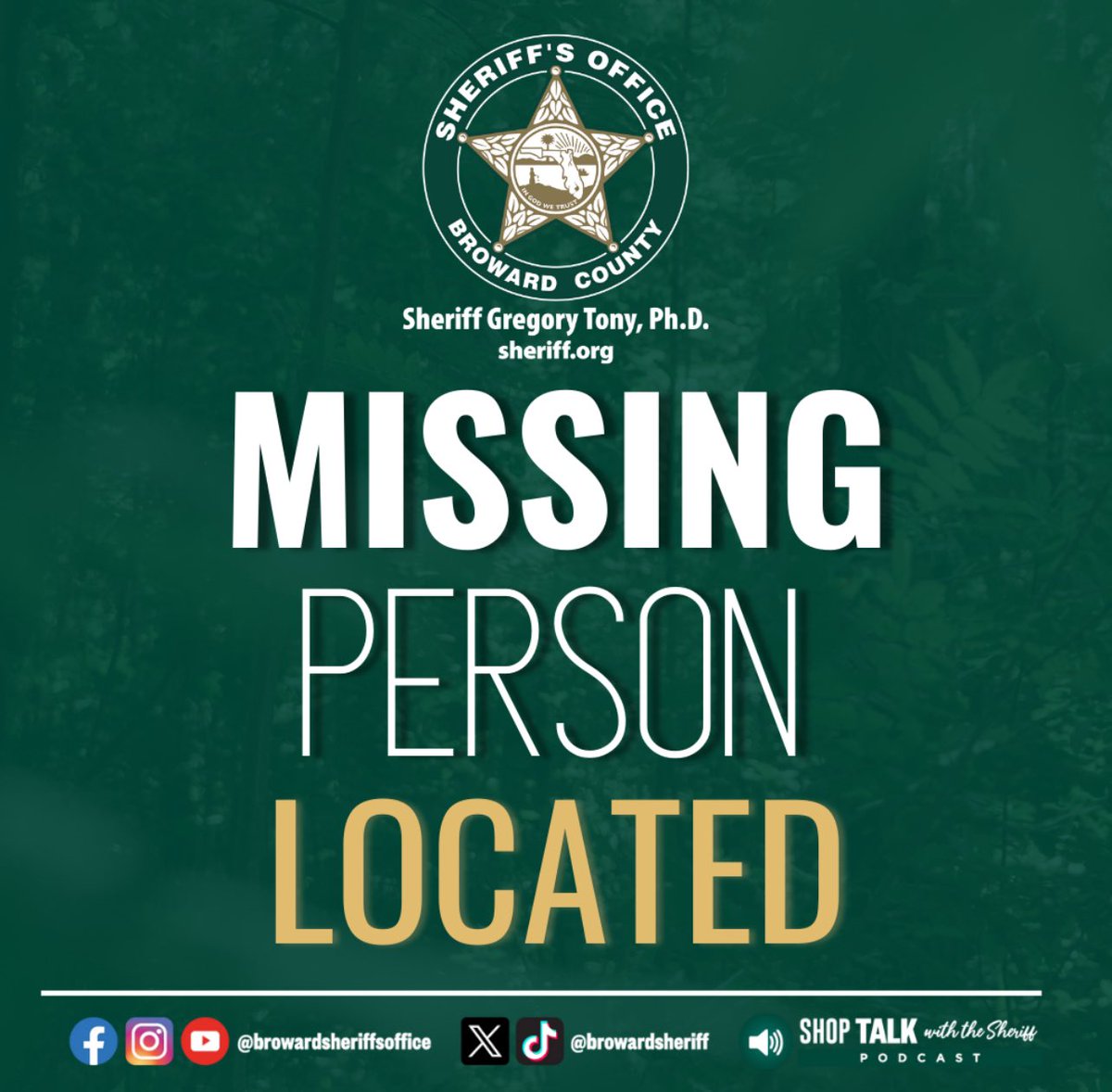 Broward Sheriff tweet media