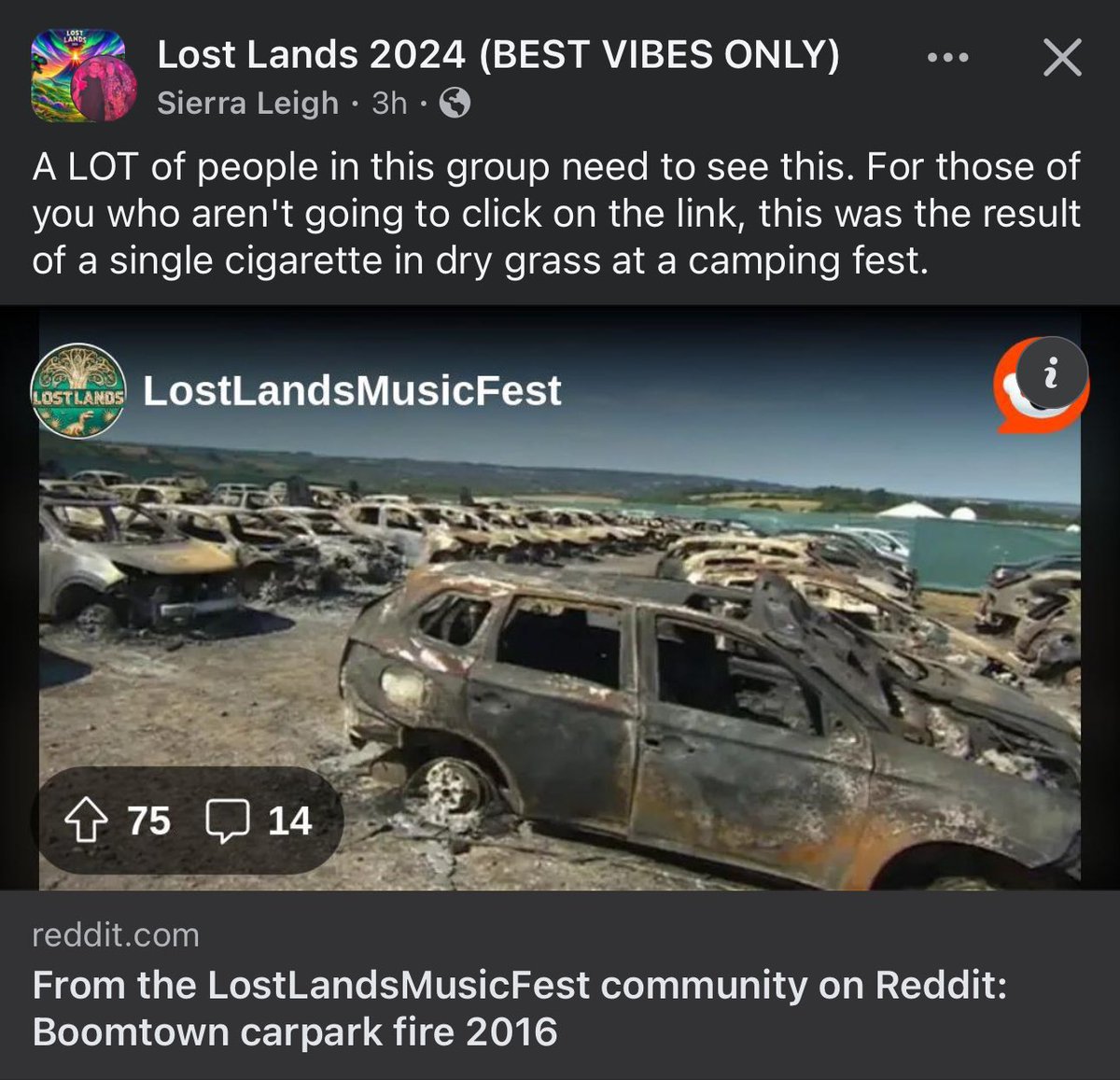 I know a lot of us are scrambling to figure out alternative plans for Lost Lands but PLEASE I AM BEGGING YOU DO NOT FUCK AROUND WITH THIS