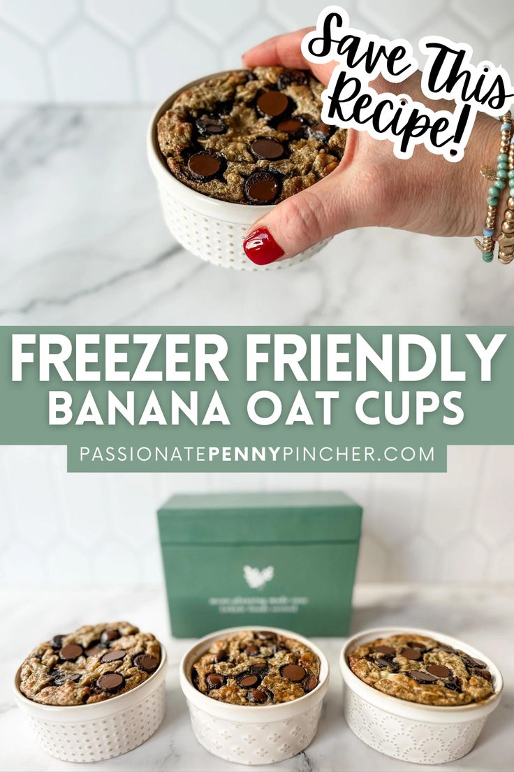 ppennypincher's tweet photo. These individual banana oat cups are easy to make for meal prepping, quick breakfasts, or snacks. They're made from whole foods and are low-calorie. Save this healthy breakfast recipe for later! https://t.co/03o0XTIcmL https://t.co/Hgx5pDG5hc