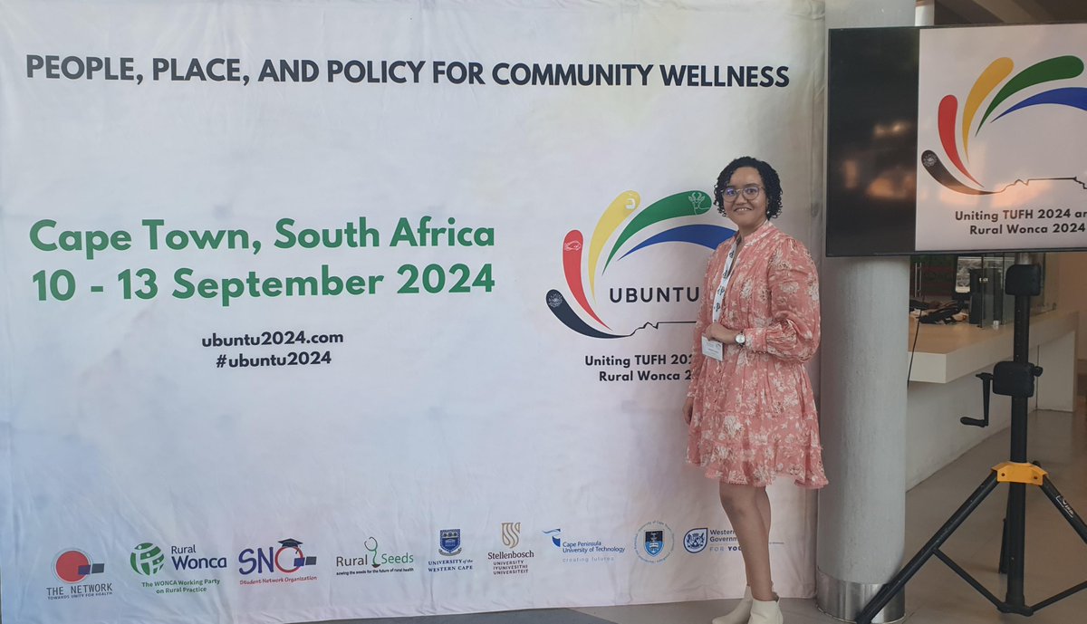 Gabriela Penelopé Carolus (@gabrielacarolus) on Twitter photo Hey there!
I'm back on X with an update from the conference featuring <a href="/TheNetworkTUFH/">The Network: TUFH</a> and <a href="/WoncaWorld/">WONCA</a> colleagues at #ubuntu2024. I am excited to have attended and presented my MPhil findings.
Check out the thread below for more details <a href="/FP_PublicHealth/">SU Public Health</a> colleagues. Hey there!
I'm back on X with an update from the conference featuring <a href="/TheNetworkTUFH/">The Network: TUFH</a> and <a href="/WoncaWorld/">WONCA</a> colleagues at #ubuntu2024. I am excited to have attended and presented my MPhil findings.
Check out the thread below for more details <a href="/FP_PublicHealth/">SU Public Health</a> colleagues.