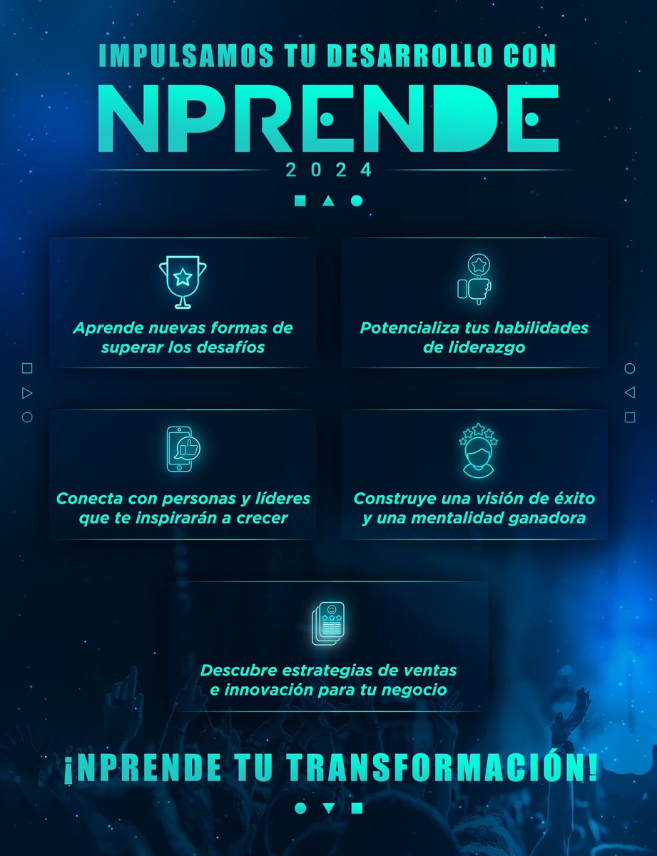 ¡Falta muy poco para Nprende! 😱😱😱

Apúrate y compra tus boletos. 😉

Estos son algunos de los temas que compartiremos en el evento. ⬇️

Boletos a la venta en CREO, Cedis y en este enlace:  bit.ly/3XbdfAz
.
.
#OMNILIFE #NFuerza #NPrende