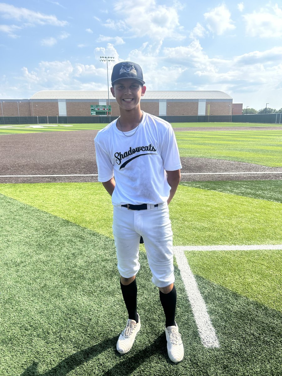 #DFWFallLeague F: Sherman Shadowcats 12, TBA Rangers 16U Jones 4
PoG: Blake Reeves 2-3, RBI
