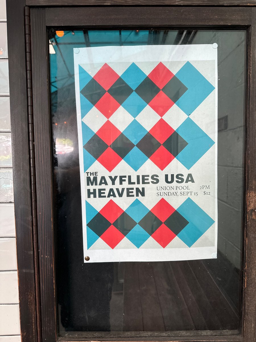 Playing a set today in Brooklyn with <a href="/heavenbandNYC/">HEAVEN</a> before we head out to Jersey City to play with the dB’s tonight. Come out to <a href="/UnionPool/">Union Pool</a> and say hi!
