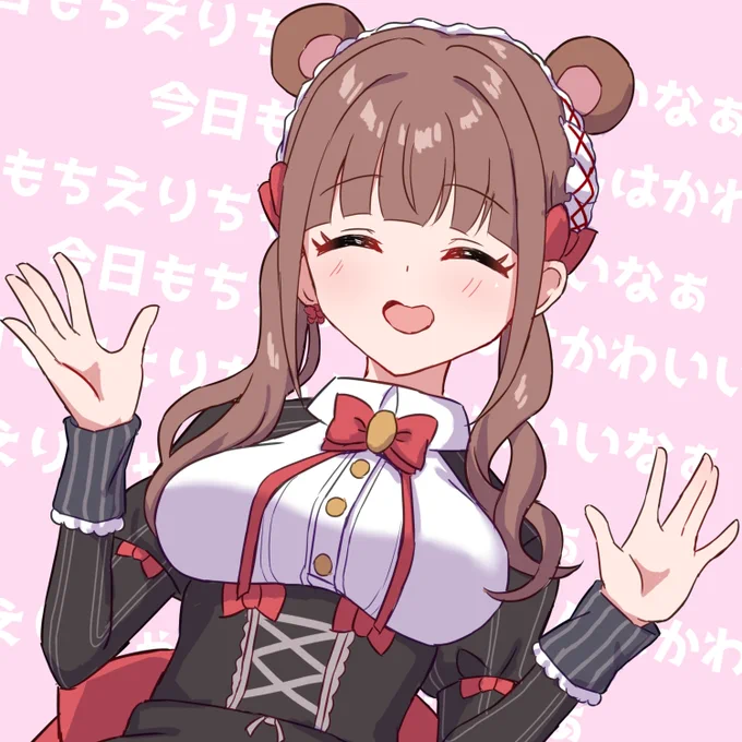 今日もちえりちゃんはかわいいなぁ! #ちぇり絵 