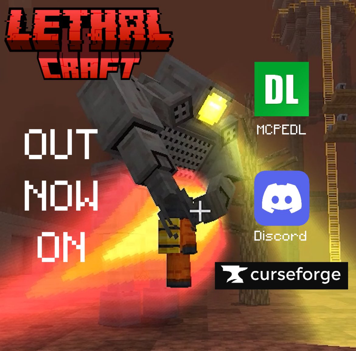 LethalCraft is out now on:

<a href="/MCPEDL/">MCPEDL</a> ➤ mcpedl.com/lethalcraft/
<a href="/CurseForge/">CurseForge</a> ➤ curseforge.com/minecraft-bedr…
Discord ➤ discord.gg/88J48hsMHB 

#lethalcompany #Minecraft