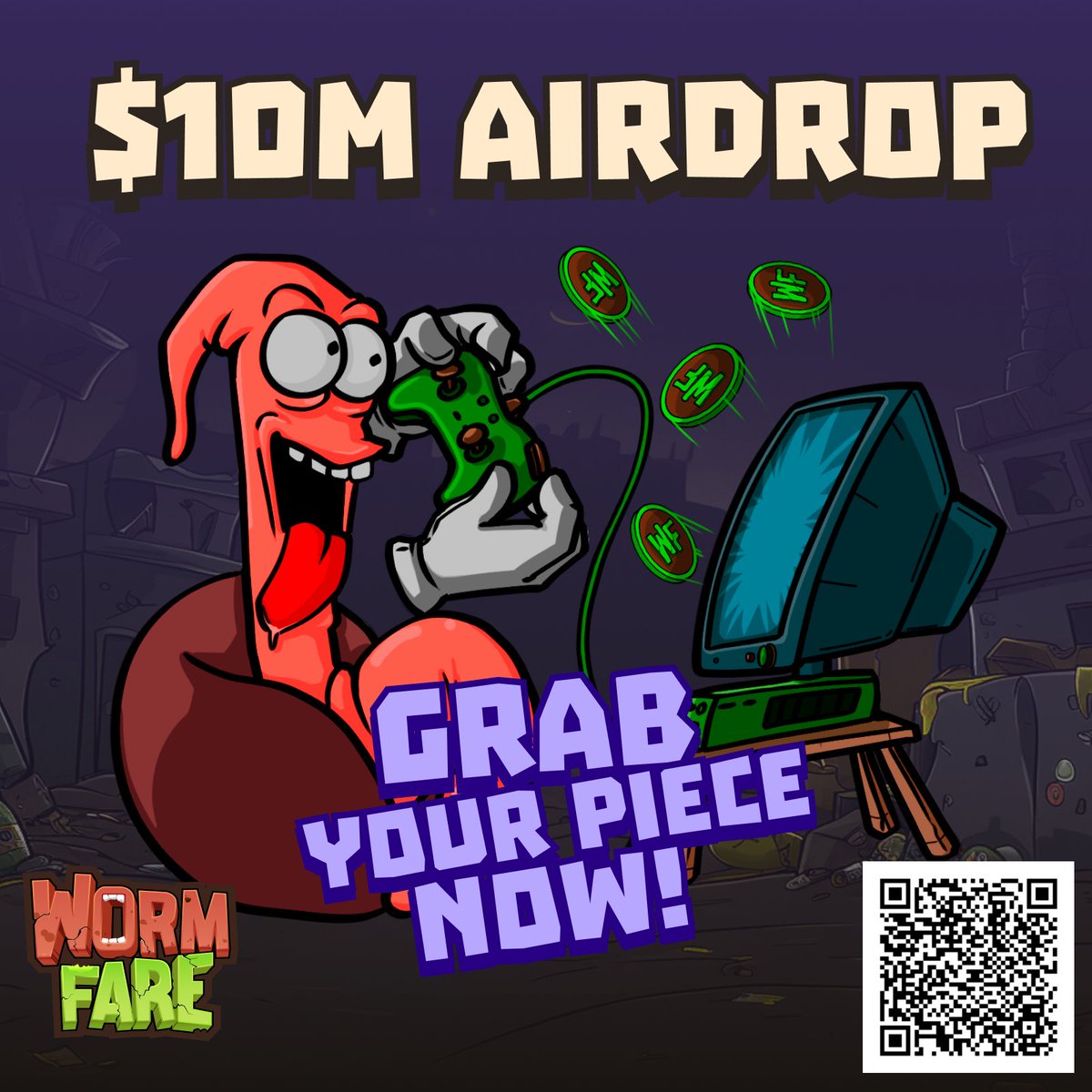 💰$10.000.000 DROP is live!! Folks, let’s hit it together!! 💪💪

app.wormfare.com/#/referral-cod…

#wormup #drop #wormfare