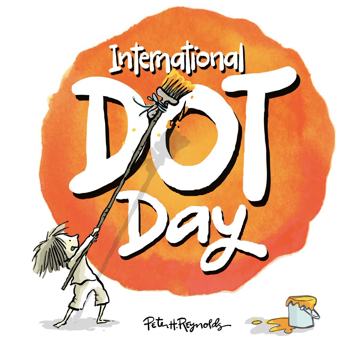 John Schu (@mrschureads) on Twitter photo In <a href="/peterhreynolds/">Peter H. Reynolds</a>' The Dot, Vashti’s teacher tells her to “make a mark and see where it takes you.” This invitation inspires Vashti, and The Dot inspires people all over the world on or around September 15th to collaborate, create, and connect! internationaldotday.org In <a href="/peterhreynolds/">Peter H. Reynolds</a>' The Dot, Vashti’s teacher tells her to “make a mark and see where it takes you.” This invitation inspires Vashti, and The Dot inspires people all over the world on or around September 15th to collaborate, create, and connect! internationaldotday.org