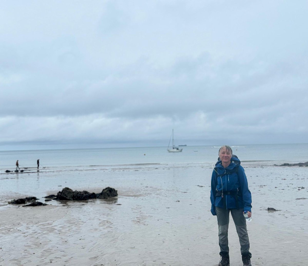 It’s not so sunny on the Welsh Coastal path today. I couldn’t be wetter if I sat in a bath. 💦 I’m loving the mini adventure with <a href="/pomoliver/">pomoliver</a> though 🥰