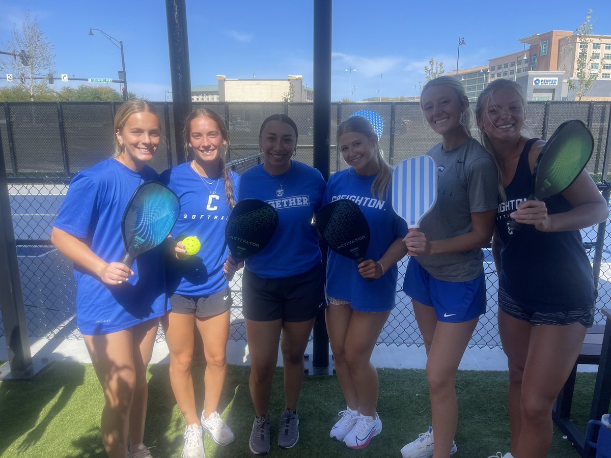 BluejaySoftball's tweet photo. It’s about to go down!
#pickleball #GoJays https://t.co/w3lL1M360X