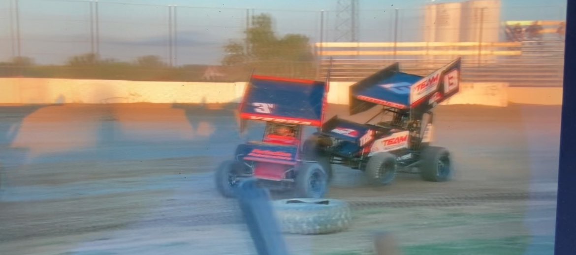 Congrats to my buddy <a href="/vangurleyjr/">VG Hammer</a> for winning the championship up <a href="/butler_speedway/">Butler Motor Speedway</a>! Only feel one way to celebrate this and I hope <a href="/DarlLyons/">Darl Lyons (fuzz)</a> appreciates it. My favorite captured moment of me and van!