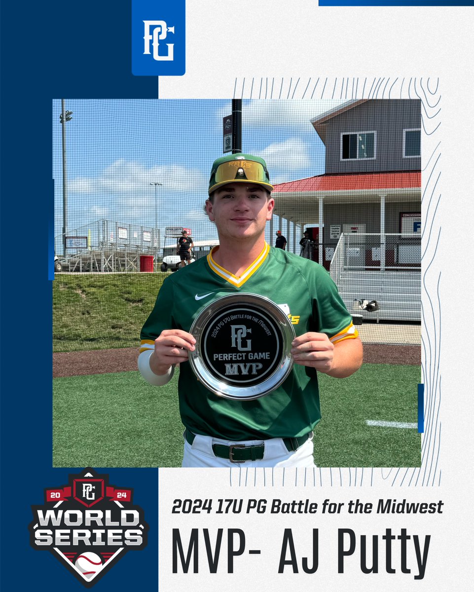 Perfect Game Iowa (@iowapg) on Twitter photo 2024 PG 17U Battle for the Midwest
<a href="/PG_Tourney/">Perfect Game Tournaments</a> <a href="/ProspectMeadows/">Prospect Meadows</a>
๐Champions- GRB Rays Illinois Green
๐ฅFinalist- Cangelosi Sparks 2025 Black
๐
MVP- AJ Putty
๐
MVPitcher- Kasten Goebbert 2024 PG 17U Battle for the Midwest
<a href="/PG_Tourney/">Perfect Game Tournaments</a> <a href="/ProspectMeadows/">Prospect Meadows</a>
๐Champions- GRB Rays Illinois Green
๐ฅFinalist- Cangelosi Sparks 2025 Black
๐
MVP- AJ Putty
๐
MVPitcher- Kasten Goebbert
