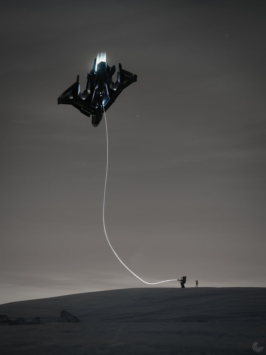 lapernum's tweet image. The Kite.
#StarCitizen #VirtualPhotography 
@RobertsSpaceInd