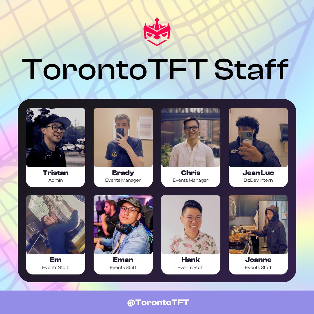 With that, we have our team!

We're super excited to continue to bring a variety of events to the community. Hope you can join us! 

Discord link is below 👇