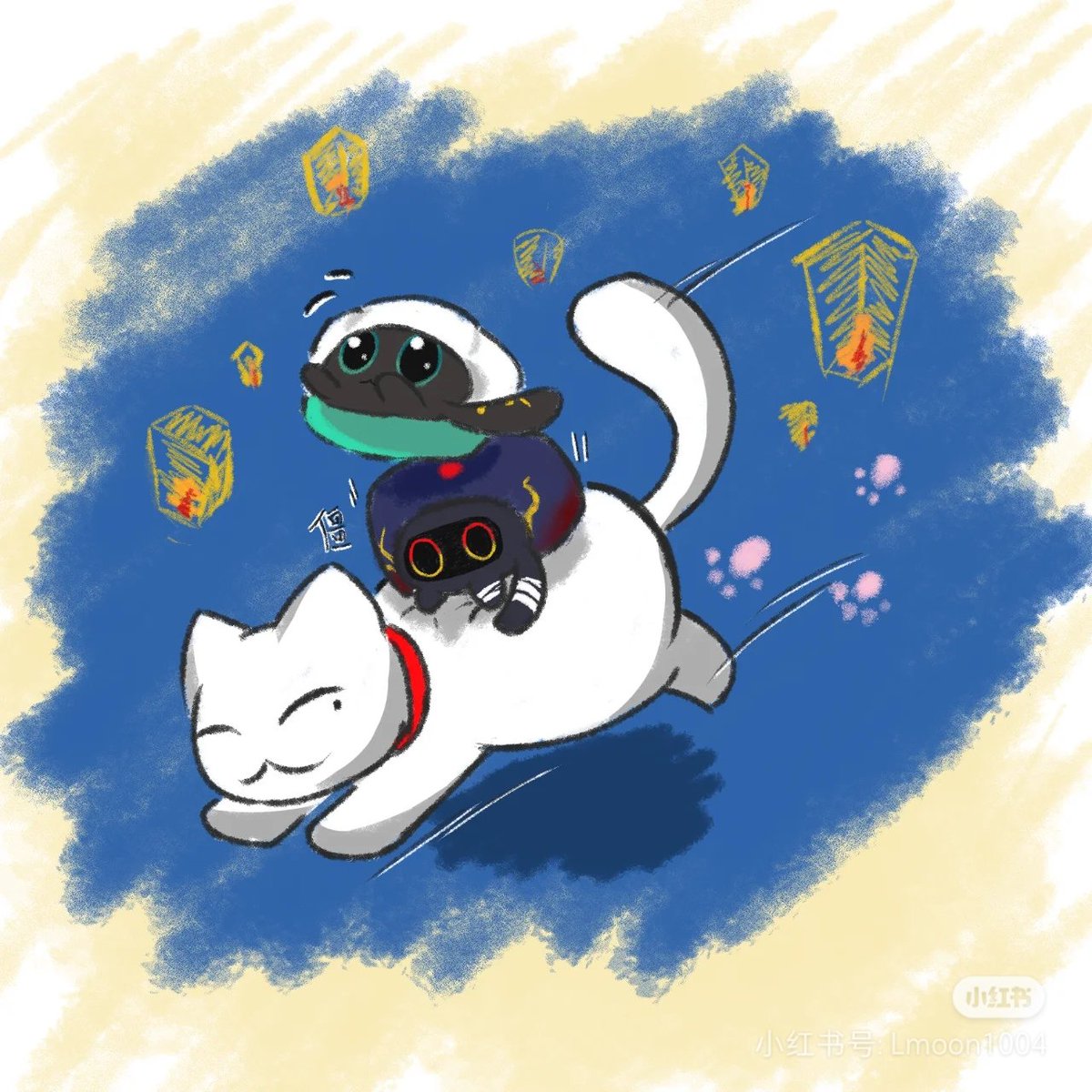 mqx201367's tweet photo. #HonkaiStarRail #jingyuan #BLANE #danheng 猫猫历险记② https://t.co/DFCcD8vbwk