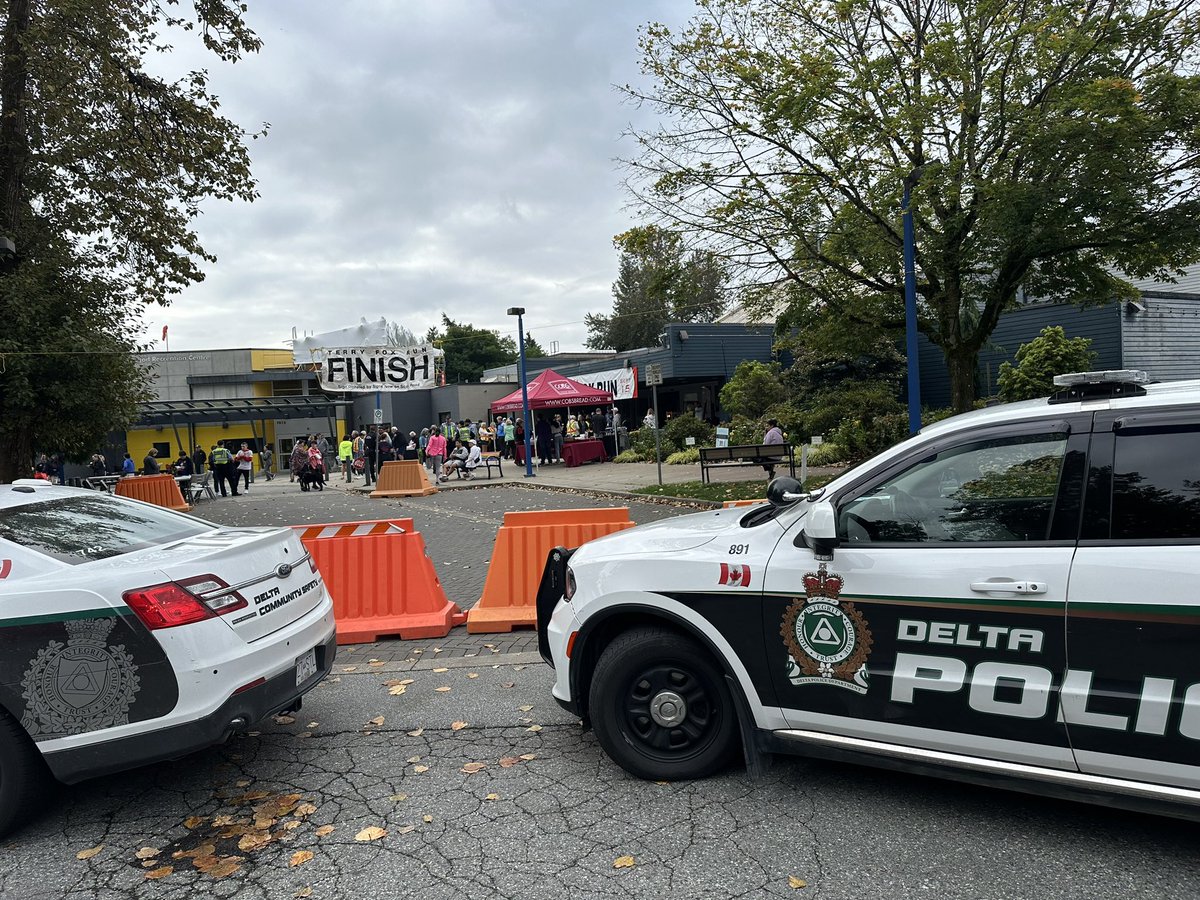NorthDeltaTFR's tweet photo. We would like to thank the members and volunteers of the @deltapolice for being here today. We could not do it without you. #thankyou https://t.co/RaCts8SrP0