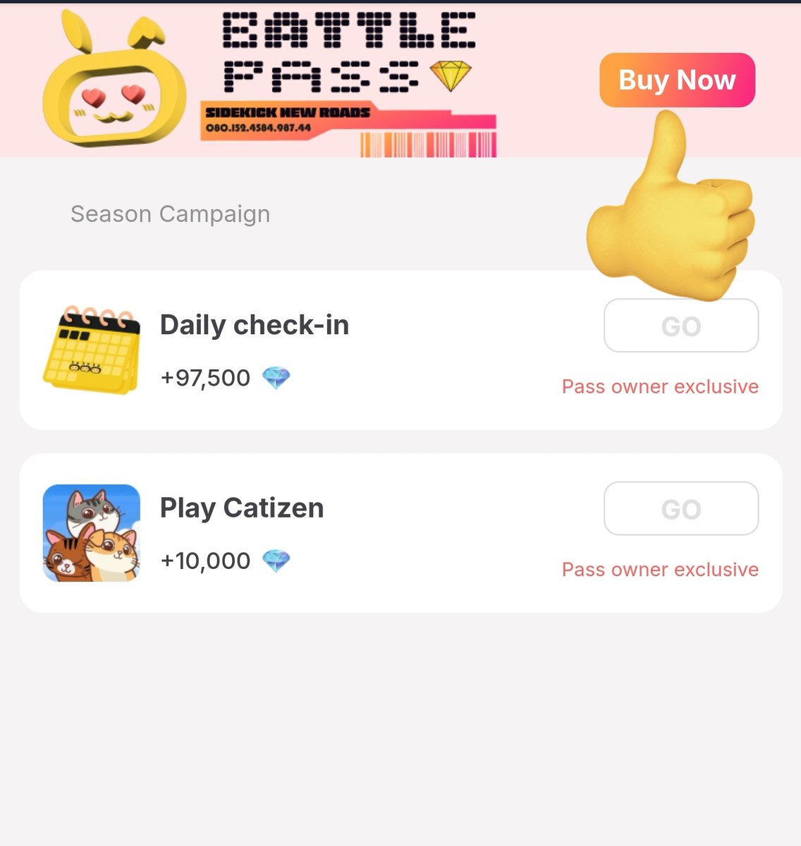 InfluencerDee's tweet photo. SideKick TG Airdrop Update ����

You can claim up to 99,000 points if you buy a VIP pass.

Cost: 0.02 TON

I will be giving away TON for those who can't afford to buy a pass.

• Sign up here: https://t.co/4HPVPyJSpo

• Comment your TON address &amp; photo of your SideKick account. https://t.co/rAI88SUC1Y