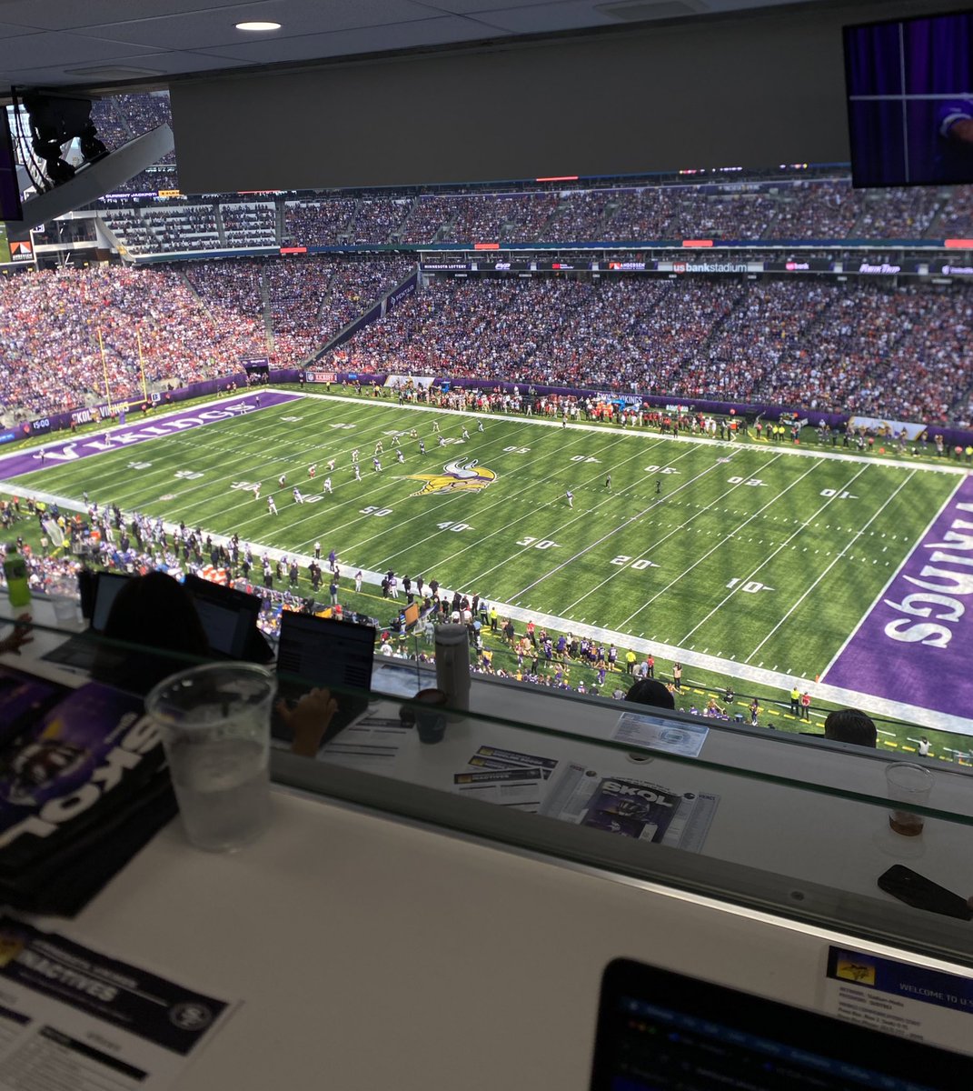 RobKleifield's tweet photo. #Vikings home opener. #Skol https://t.co/Wc5Um6RTjC