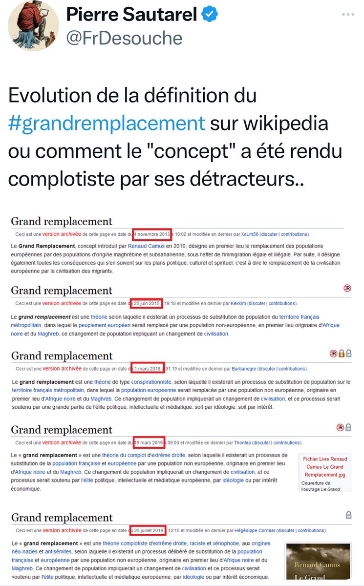 FloraBerthelot's tweet image. Wokipedia ou l’instrument de la  mort sociale pour les lanceurs d’alerte réfractaires à la pensée unique obligatoire. 
#SupportRenautCamusWhistleBlower #GreatReplacement #Decivilization #Remigration @RenaudCamus @In_nocence @elonmusk @TuckerCarlson @EndWokeness @EuropeInvasionn…