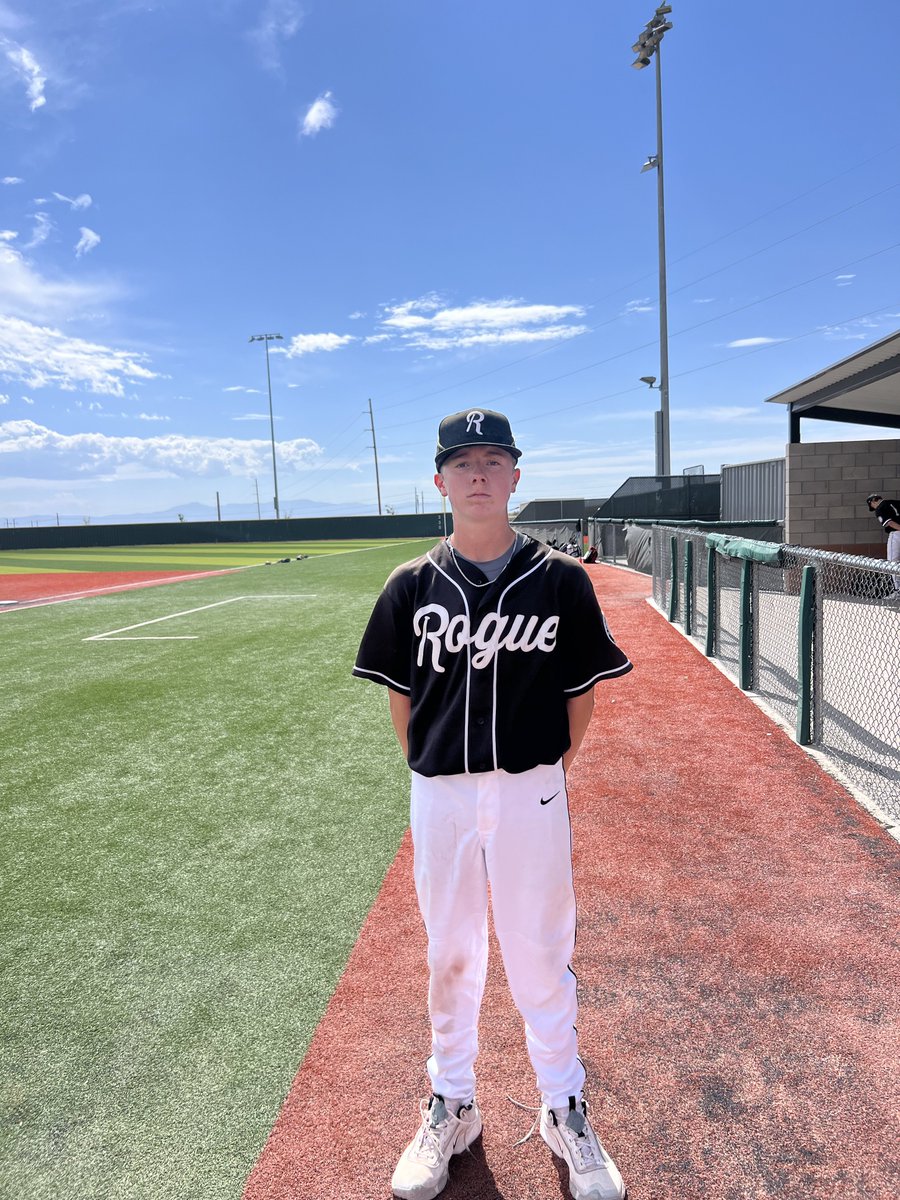 F: <a href="/CORogueBaseball/">Colorado Rogue Baseball Club</a> 16U 10, Southwest Snipers Abeyta 5
PoG: Cooper DeBall 3.2 IP, 4K, 2H
Hitter: Owen Moons 3-3, 4 RBI