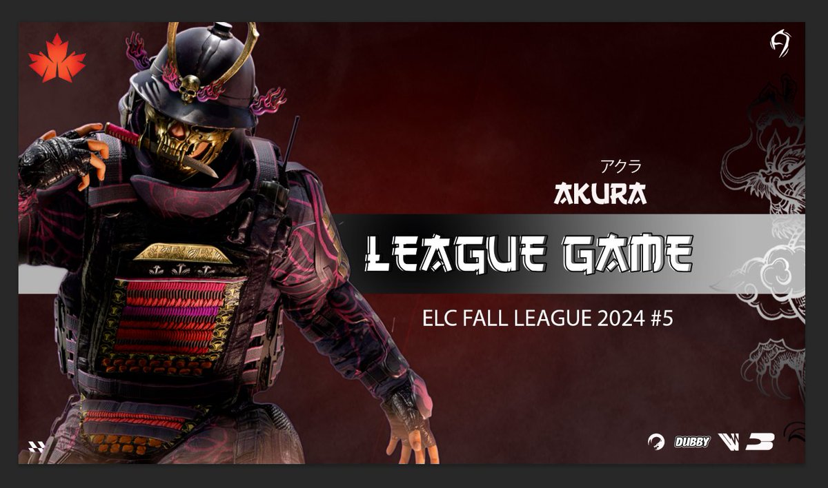 [ #ANNONCE ] 📣

Notre équipe Rainbow Six participe à la Minor division B  𝐄𝐋𝐂 𝐅𝐚𝐥𝐥 𝐋𝐞𝐚𝐠𝐮𝐞 #𝟓

Line Up 🏆

<a href="/SkySt4lk_/">SkySt4lk | AKURA</a> 
<a href="/WhitoR6s/">Whito😴</a> 
<a href="/LiooWDJ/">JoBOSS🇫🇷🇮🇹</a>  
@Thana_R6S 
<a href="/RxyZe__/">HtaG</a> 
<a href="/DKPX_/">DarkPhoenix 🇧🇪🇮🇹</a> 

Nous souhaitons aussi GL aux autres équipes Françaises 🇫🇷

#ELCFallLeague5 | #WeAkuraYou ⛩️