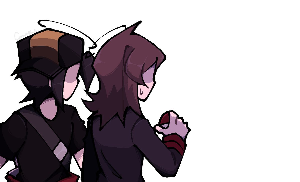 caramelisra445's tweet photo. [Fake Collab] I decided to make one for the first time, E- 🏃

Simple, put ur any pokepasta OC's in here (up to 1 or 2 ppl) as opponents in the battle(?) 
(Other pics will be in the thread below, read alt on each image) 
#pokepasta #InseparableFriends https://t.co/6OrJMH7Bbe