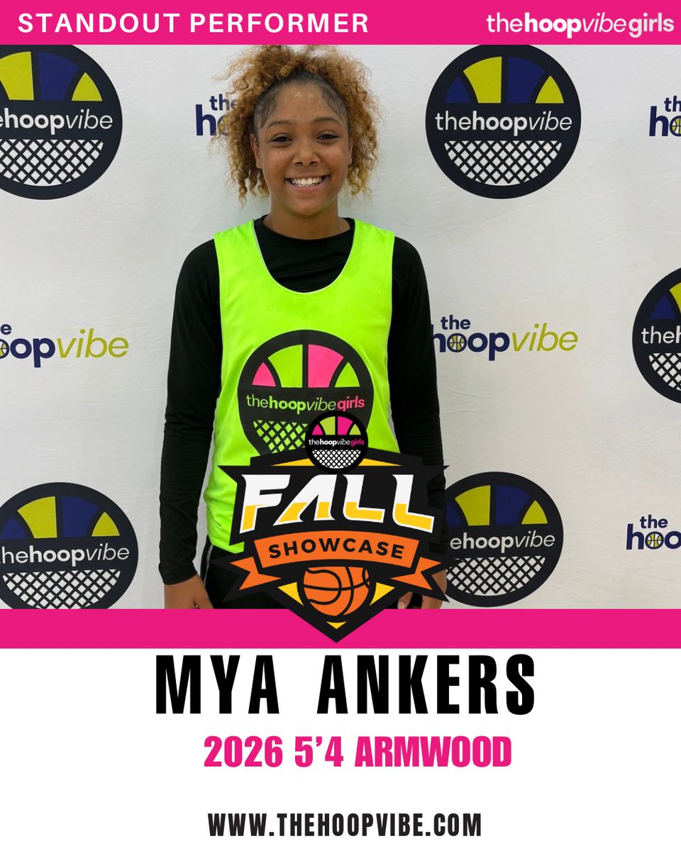 #HoopVibe Girls Fall Showcase: 2026 5’4 Mya Ankers (Armwood) was gliding through defenders as if they weren’t there. Quick first moves that lead to points on the board for her team