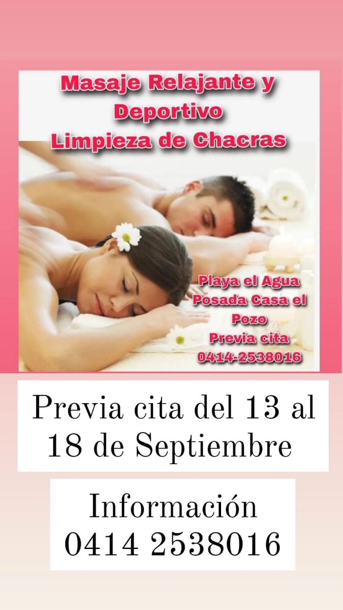 TorresCipriano's tweet photo. Relaja tu cuerpo mente y alma. Citas disponibles #PlayaElAgua #IslaDeMargarita 04142538016 https://t.co/RguRDD3KoJ