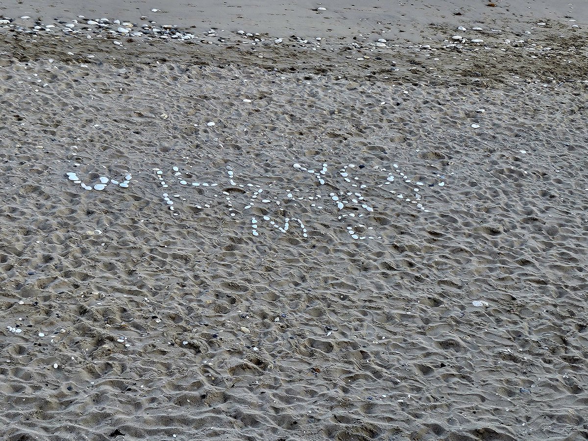 Bridlington beach. I wonder if they said yes?!