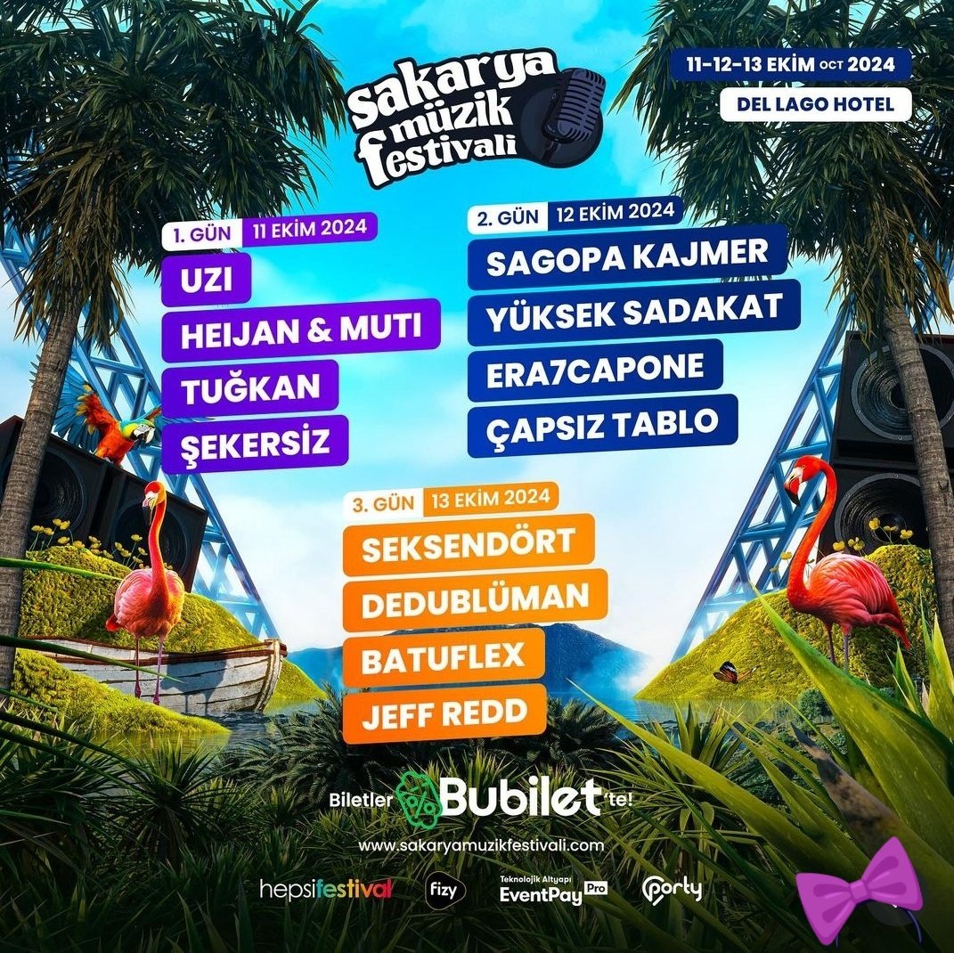 sekersizband's tweet photo. 11 Ekim Cuma !
Sakarya Müzik Festivali'nde sizlerleyiz 🥀

#sakarya #sakaryamüzikfestivali #şekersiz https://t.co/08RKmbWMzA