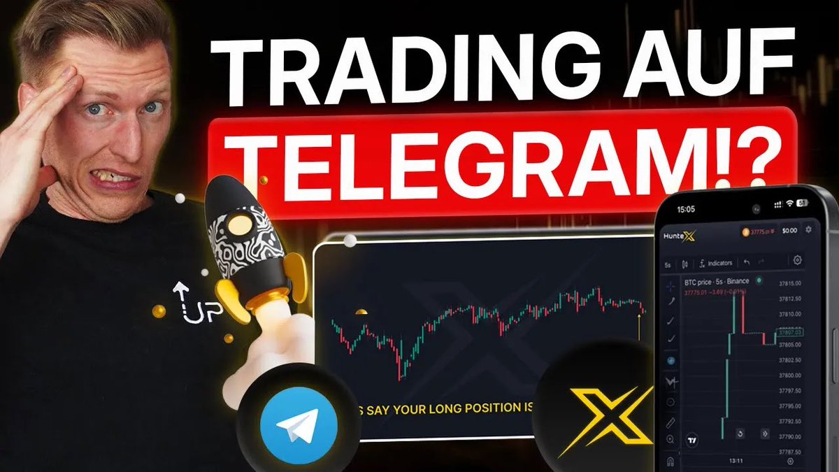 danischollerer's tweet image. #SELBSTEXPERIMENT mit 1000x #Hebeltrading! Anonymes Trading auf #TELEGRAM funktioniert? Wir haben den HunteX Telegram Bot für euch getestet. Zum Video ➡️ youtu.be/thTPSDqXi3I?si…