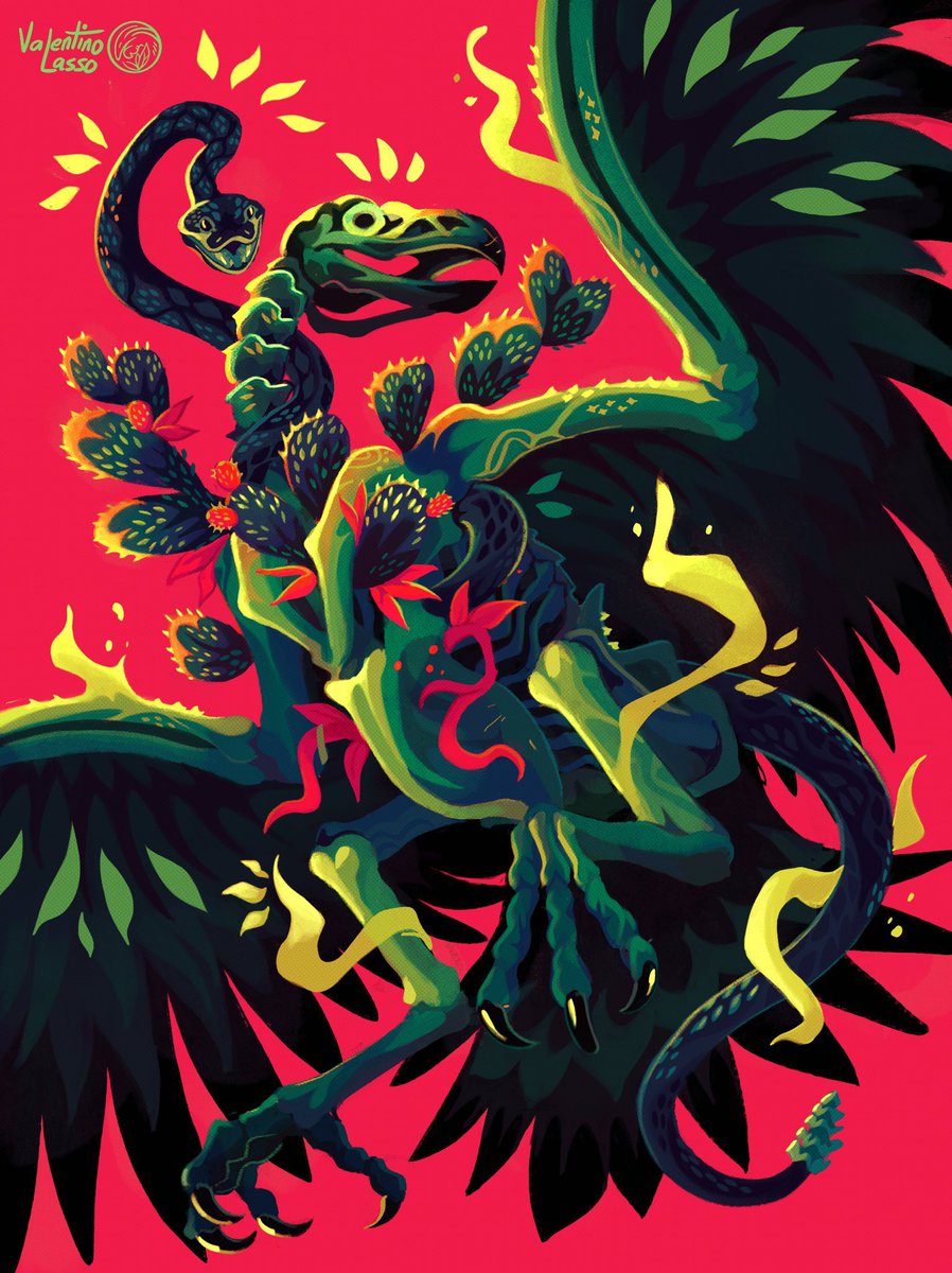 valentino_lasso's tweet image. México, the land of snakes and skulls🇲🇽🌿✨