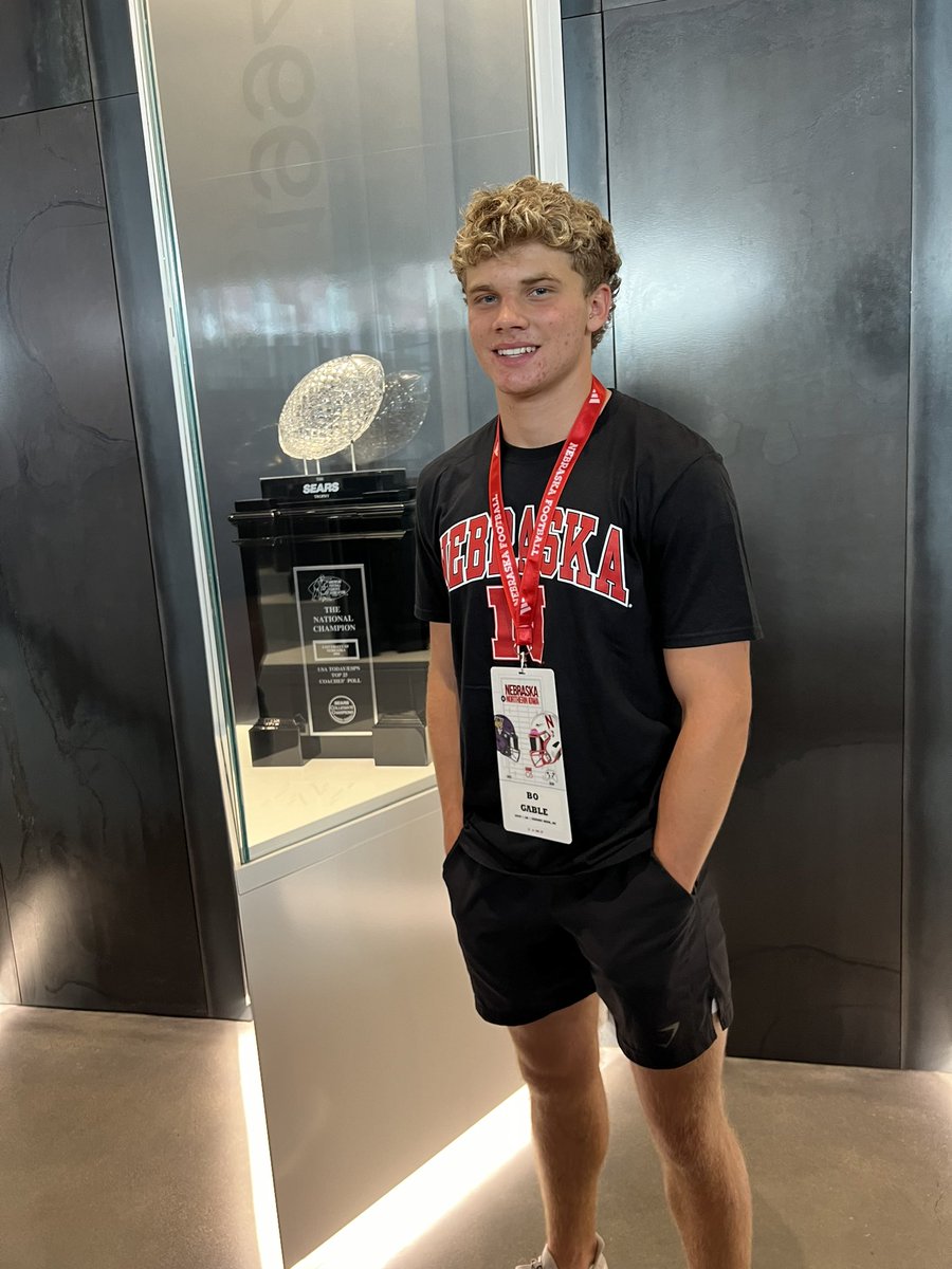 Bo Gable (@bogable14) on Twitter photo Thank you <a href="/HuskerFootball/">Nebraska Football</a> for the game day invite, had a great time! #GBR <a href="/coachedfoley/">Ed Foley</a> <a href="/Rob_Dvoracek/">Rob Dvoracek</a> Thank you <a href="/HuskerFootball/">Nebraska Football</a> for the game day invite, had a great time! #GBR <a href="/coachedfoley/">Ed Foley</a> <a href="/Rob_Dvoracek/">Rob Dvoracek</a>