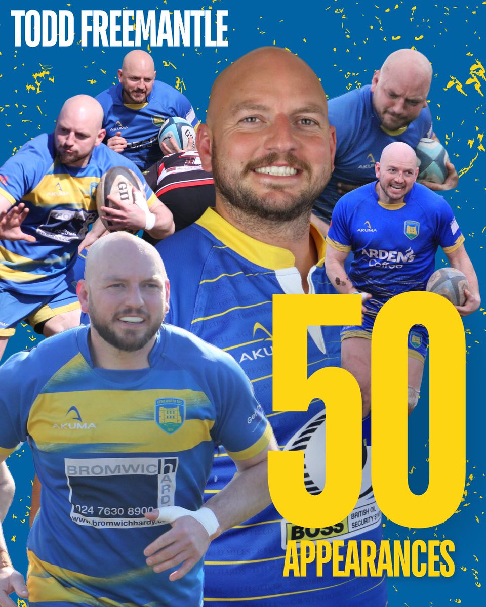 kenilworthrugby's tweet photo. 5๏ธโฃ0๏ธโฃ ๐๐ฉ๐ฉ๐๐๐ซ๐๐ง๐๐๐ฌ!๐คฉ
Huge congratulations to 1XV centre, Todd Freemantle on making his 50th appearance for the club yesterday!๐
A brilliant player and a born leader.๐ฅ
Hereโs to 50 more!๐ฅ
#kenfamily #ComeOnKens #buildthecastle https://t.co/J7ht6Mumno