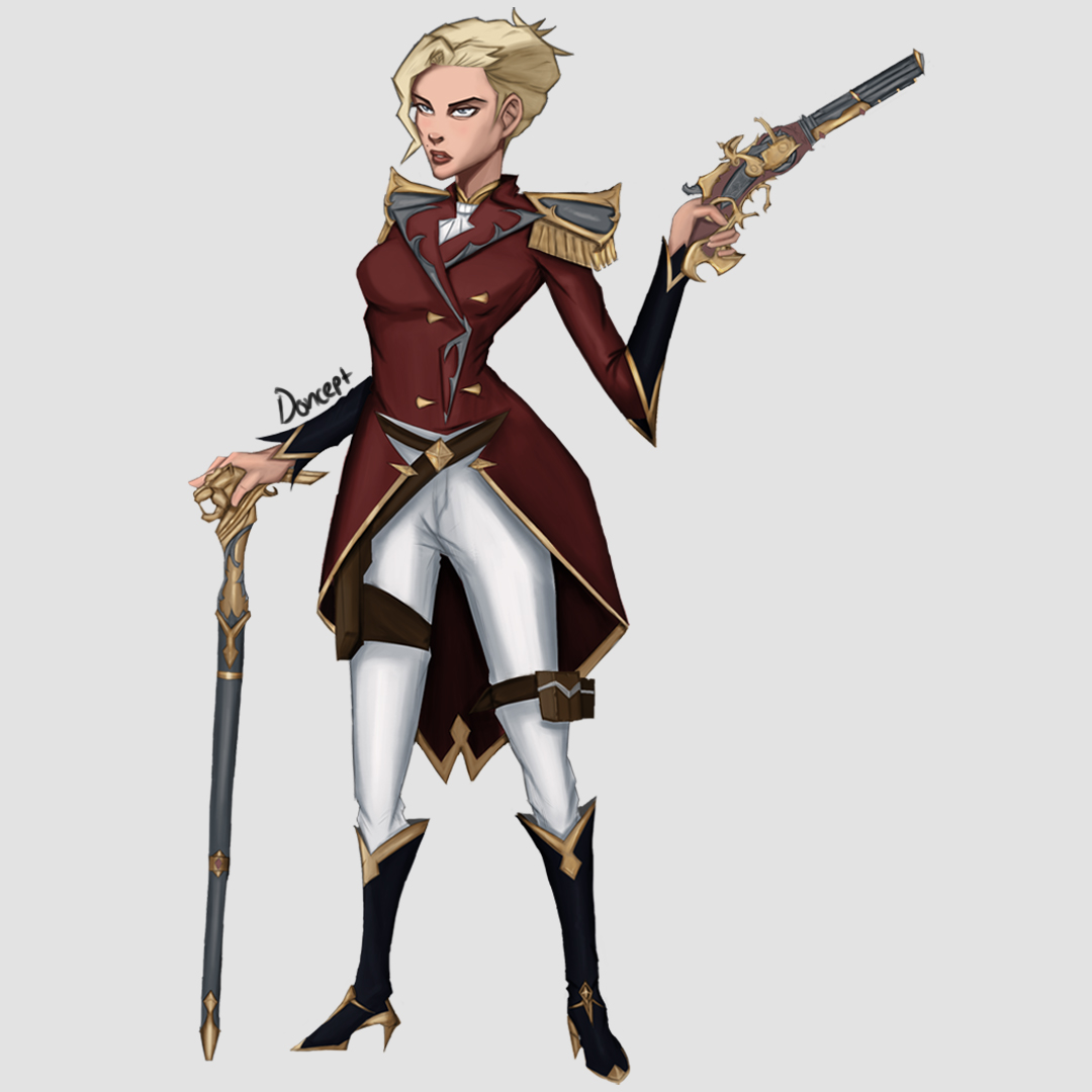 Captain Karlia of the Queens Guard
#characterdesign #ocs