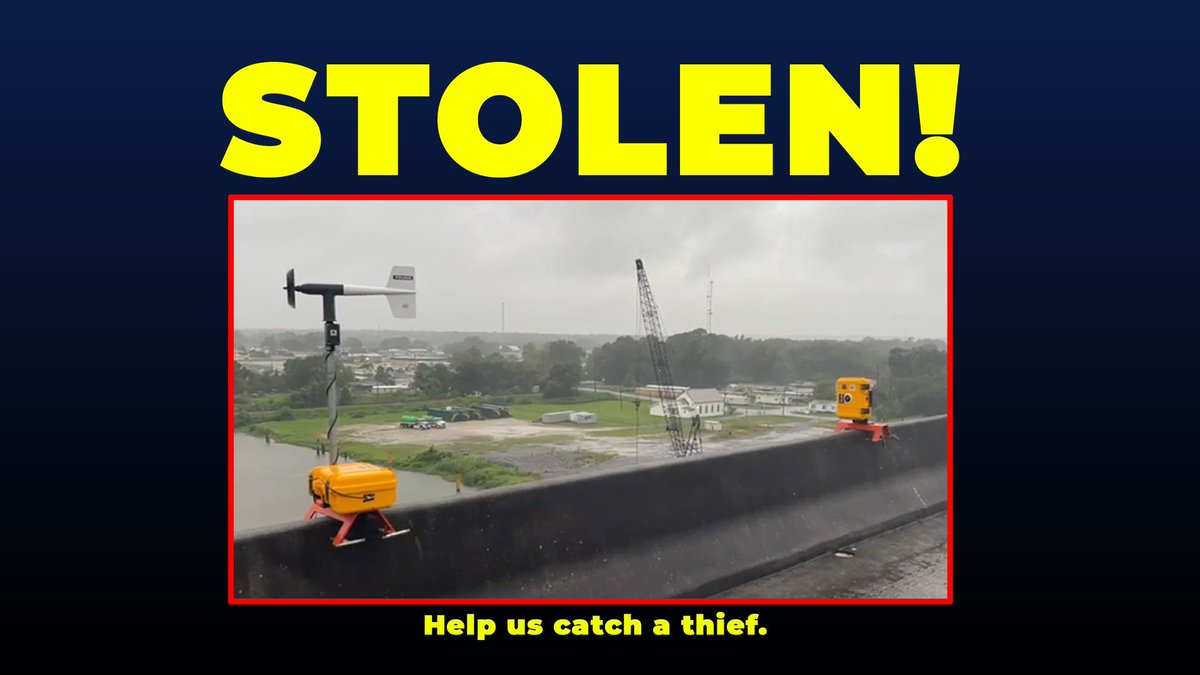 In-depth video post covering the evidence that we have regarding the stolen equipment in Louisiana during hurricane Francine. 

Take a look and you'll see, it's far more bizarre than you think you know.

This is one time that I am asking people to share far and wide - someone saw