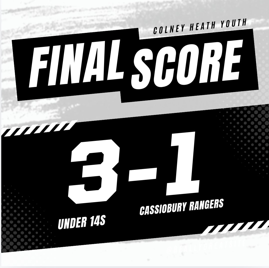 YOUTH WATCH!

Our under 14s were impressive today beating Cassiobury Rangers 3-1.

Sonnie with a brace &amp; Dante!

MOM - Ollie

#ComeOnYouMagpies