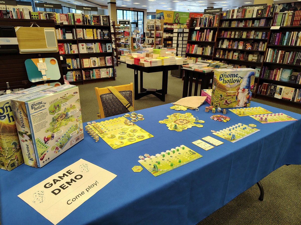 drewstees's tweet image. 🎲 Stop by Barnes &amp;amp; Noble in Lancaster for a demo of the game of the month -- Gnome Hollow! 🎲 Running today from 1-4pm. A fun family-level, tile-laying strategy game from The Op Games. Come see what the buzz is about! 👍

#boardgames
@TheOpGames
@DexEnvoy