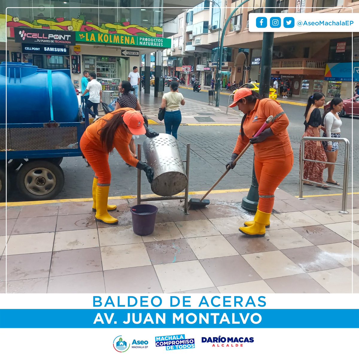 Aseo Machala EP ♻️ tweet media