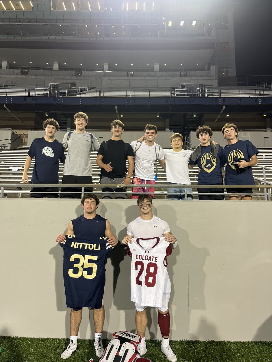 <a href="/BulldogsPoland/">Poland Seminary Bulldogs Football</a> class of 2024 players <a href="/Danny_Nittoli33/">Danny Nittoli</a> and <a href="/ColeFulton_2/">Cole Fulton</a> meet on the field, but this time on opposite sides!!