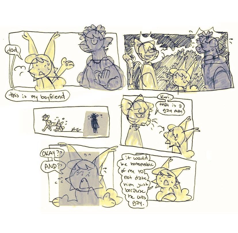 I found this old doodle comic