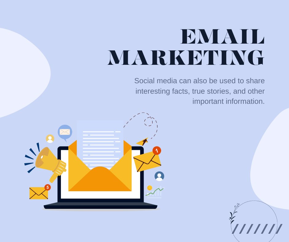 📷
Are you ready to connect directly with your audience and turn leads into loyal customers? Email marketing is the key! 📷

#EmailMarketing #DigitalMarketing #BusinessGrowth #LeadGeneration #CustomerEngagement #MarketingTips